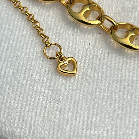 Kate Spade New York Duo Heart Link Gold Bracelet - Picture 3 of 4